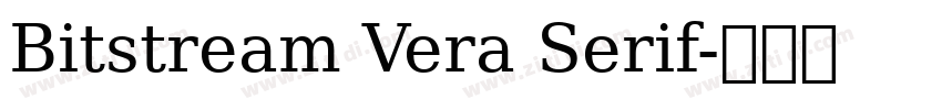 Bitstream Vera Serif字体转换